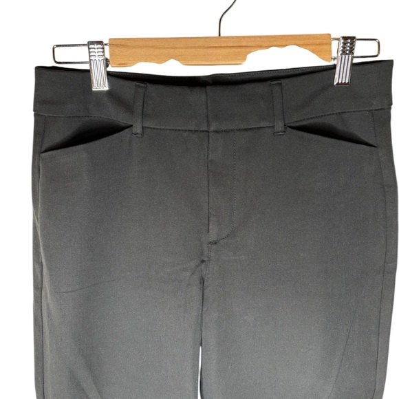 Old Navy Pixie Pants High-Rise Flare Black Size 8 Office Corpcore Minimalist - Picture 3 of 10